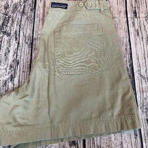 Patagonia High Waist Women’s Shorts Cotton Khaki S